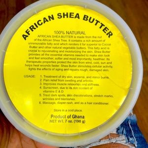 African 100% natural Shea butter For men and woman